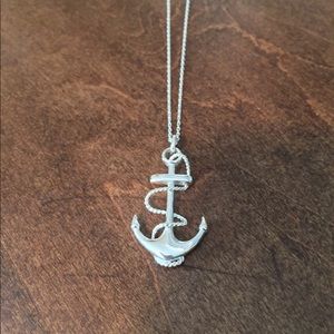 Sterling Silver Anchor Necklace